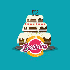 birthday cake party related icons image 