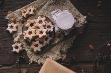 Homemade christmas cookies vintage style