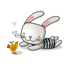 Cute little bunny