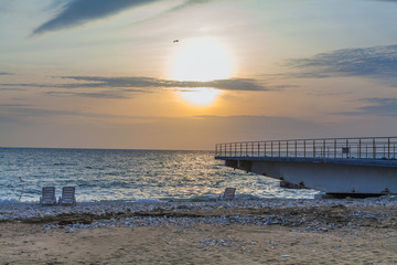 Obraz premium The black sea Is Russia.