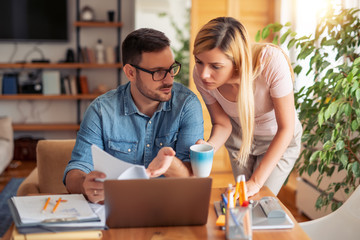 Couple having finance problems