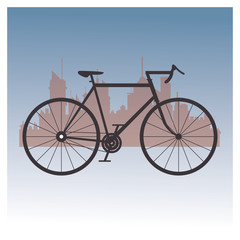 bike and cycling related icons image 