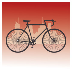 Fototapeta premium bike and cycling related icons image 