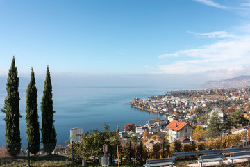 Naklejka premium Montreux Riviera