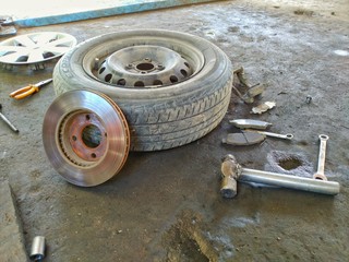 Serviced Wheel and Tyre