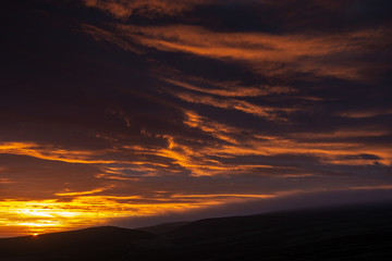 Sunrise over Yorkshire Landscape