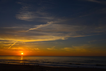 夕日が浦海岸　夕焼け