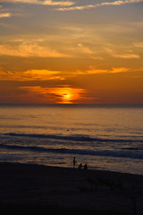 夕日が浦海岸　夕焼け