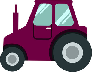 Golf Car (CLUB CAR) on a white background (Vector)
