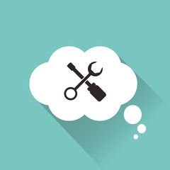 wrench and screwdriver icons image