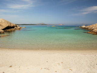 The turquoise seq of Cala Girgolu, Sardinia