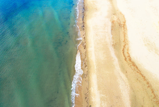 Coastline drone view on sunny day © katy_89