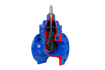 mechanic and part of underground gate valve for waterworks