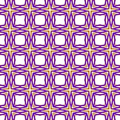 Cyclical Pattern of Geometric Shapes. Seamless Vector Illustration. For the Interior Design, Wallpaper, Printing, Textile Industry, Scrapbook Paper.