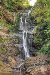 Fototapeta na wymiar Kursunlu waterfall in Samsun, Turkey