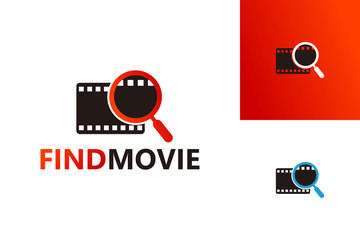 Find Movie Logo Template Design Vector, Emblem, Design Concept, Creative Symbol, Icon