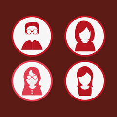 assorted people portrait icons image