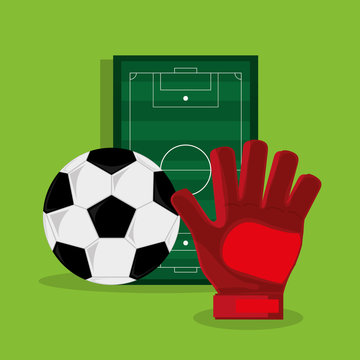 soccer football related icons image
