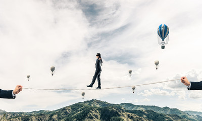 Hidden risks,dangers and business support concepts