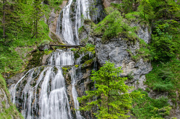 Fototapeta na wymiar naturlandschaft mit wasserfall