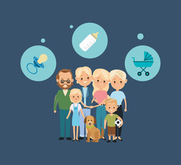 traditional family image 