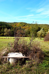 A well for irrigation of fields