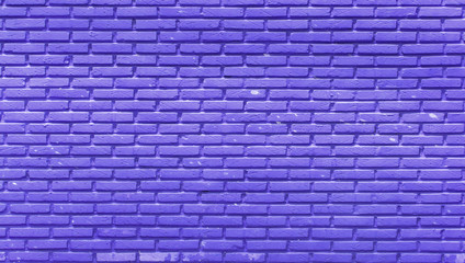 Fototapeta na wymiar Purple brick wall background.