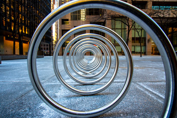 Spiral Bike rack