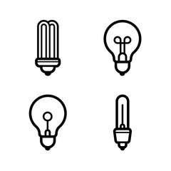 Lightbulbs Icon Set