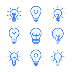 Lightbulbs Icon Set