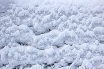 Fototapeta na wymiar White snow beautiful pattern