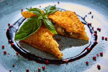 Krokiety - Polish style croquettes filled with beef  - obrazy, fototapety, plakaty