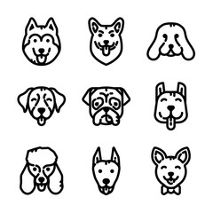 Dogs Icon Set