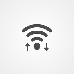 Wifi vector icon sign symbol