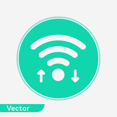 Wifi vector icon sign symbol