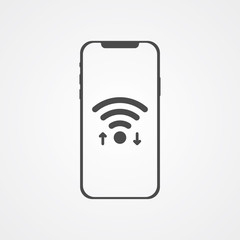 Wifi vector icon sign symbol