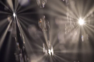 Photo sur Plexiglas Lumière et ombre Taches lumineuses floues et fusées éclairantes dans l& 39 obscurité