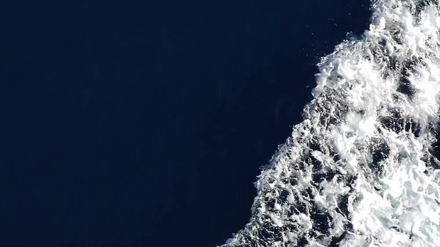 Ecume de mer depuis le bac pour se rendre &agrave; Gozo