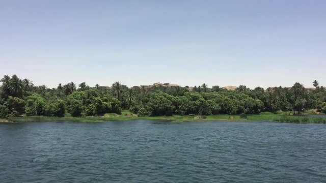 Temple off of The River Nile in Egypt Komombo