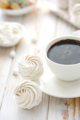 Light, airy dessert of marshmallow. Delicious and fragrant marshmallows. Light Marshmallow