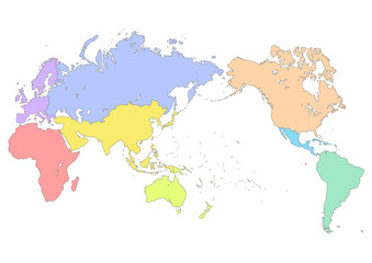 世界地図 地域