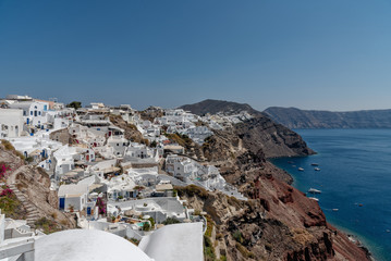 Obraz premium Oia - Santorini Cyclades Island - Aegean sea - Greece