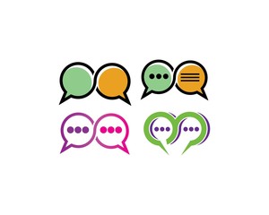 speech bubble chat communication  illustration