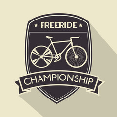 bicycle emblem sport championship lifestyle