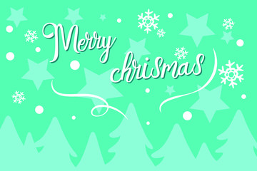 Merry Christmas text for invitation, greeting card