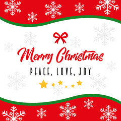 Naklejka premium Peace Love Joy Background