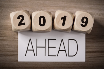Year 2019 Ahead Concept Sign