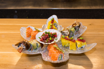 Sushi platter
