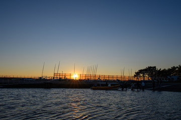 Fototapeta premium 稲毛ヨットハーバー