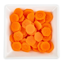 Frish sliced carrots